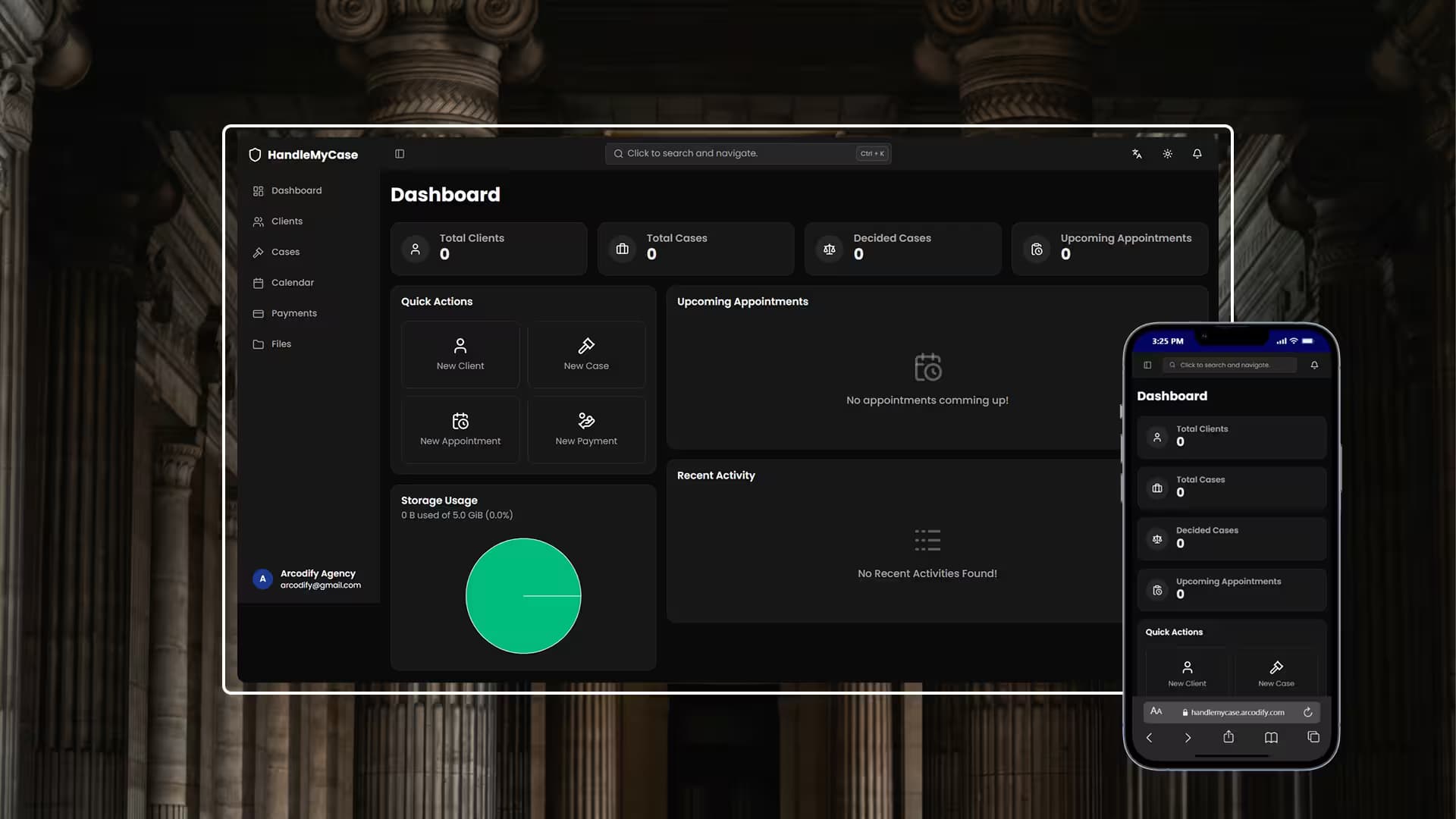 Handle My Case Web Application