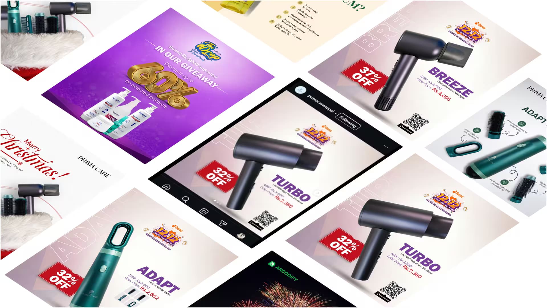 Social Media Post Showcase